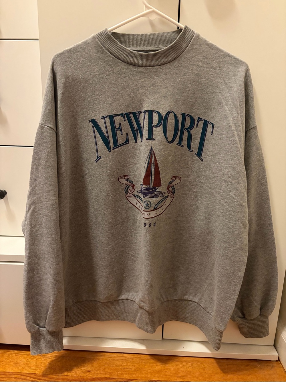 ASOS Sweatshirt, Grey - US 2/SM